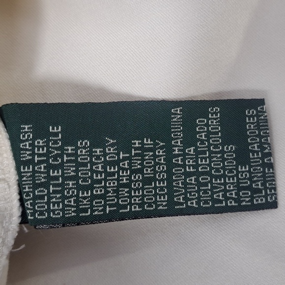 Lauren Ralp Lauren vintage button-up Khaki safari cargo utility SM Petite vest - Picture 7 of 7